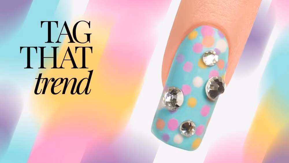 Confetti and Bling Pastel Nail Art Tutorial