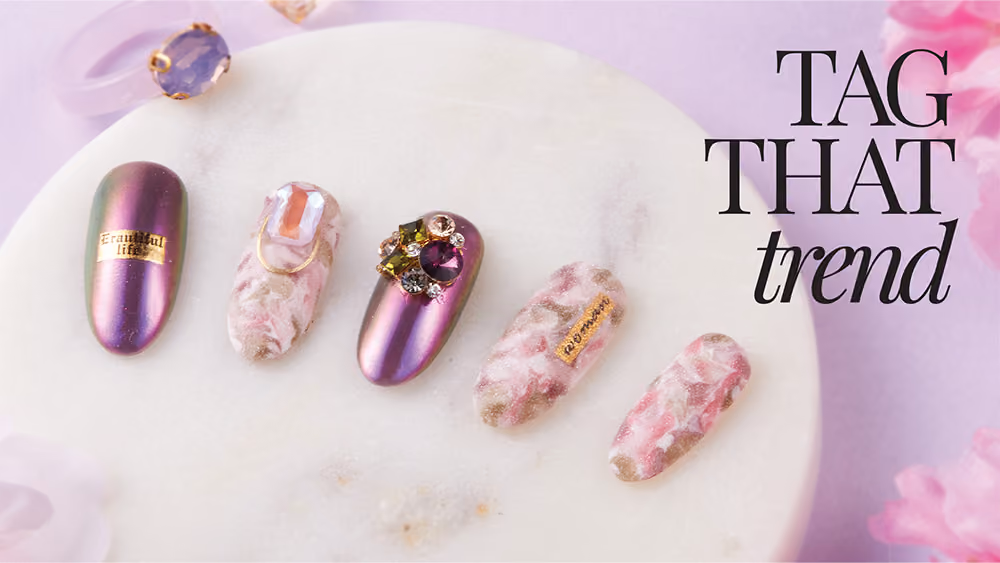 Misty Marble Korean Nail Art Tutorial