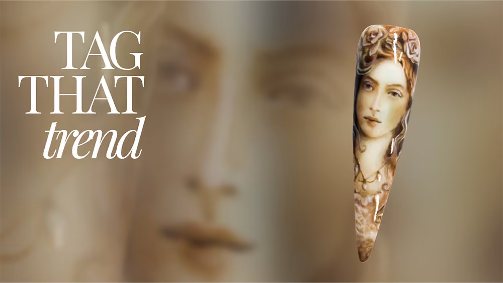 Portraiture in Flat Art Nail Tutorial
