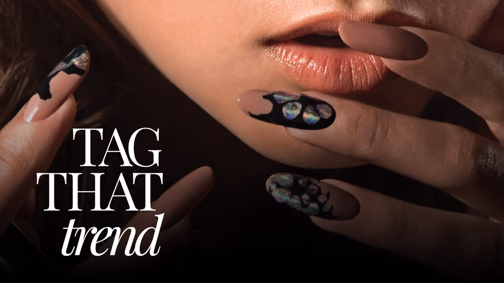 Metal Grunge Foil Nail Art Tutorial