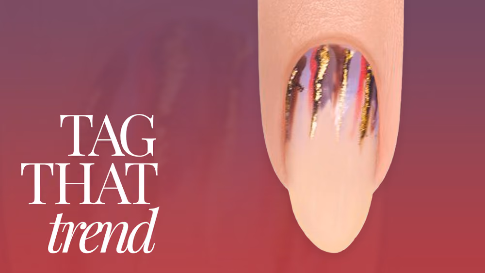 Feathered Fall Foil Nail Art Tutorial