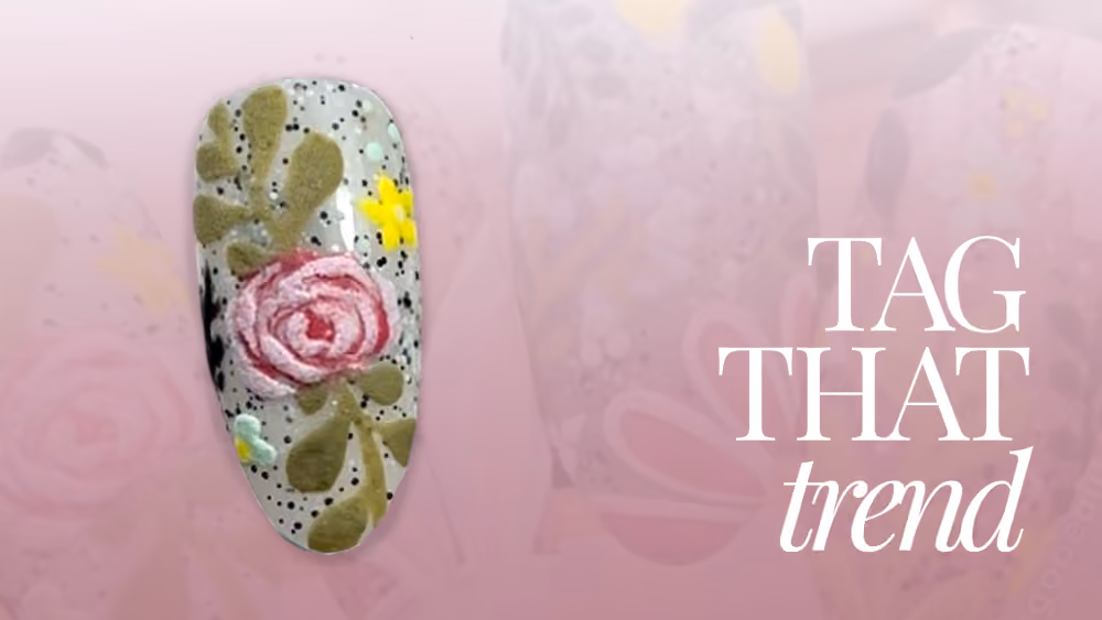 Floral Rabbit Spring Nail Art Tutorial