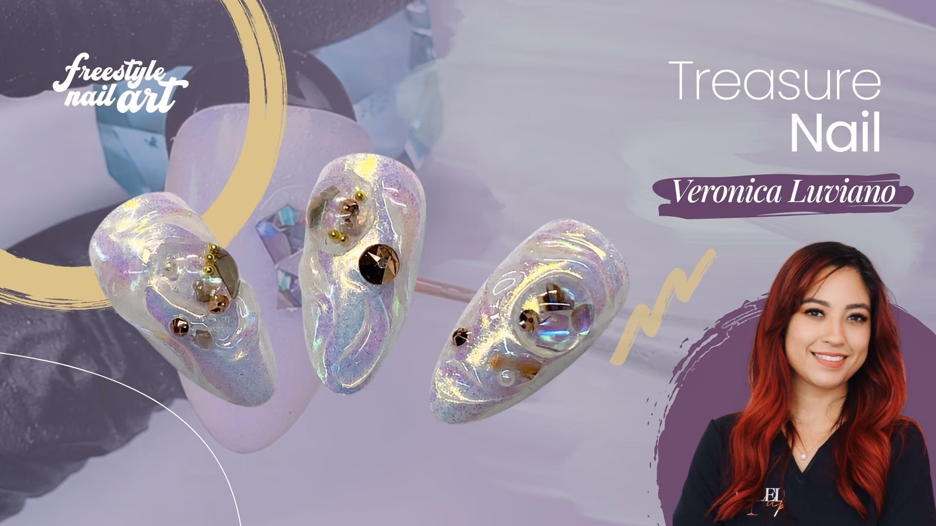 Treasure Nail | 3D Abalone Shell Design