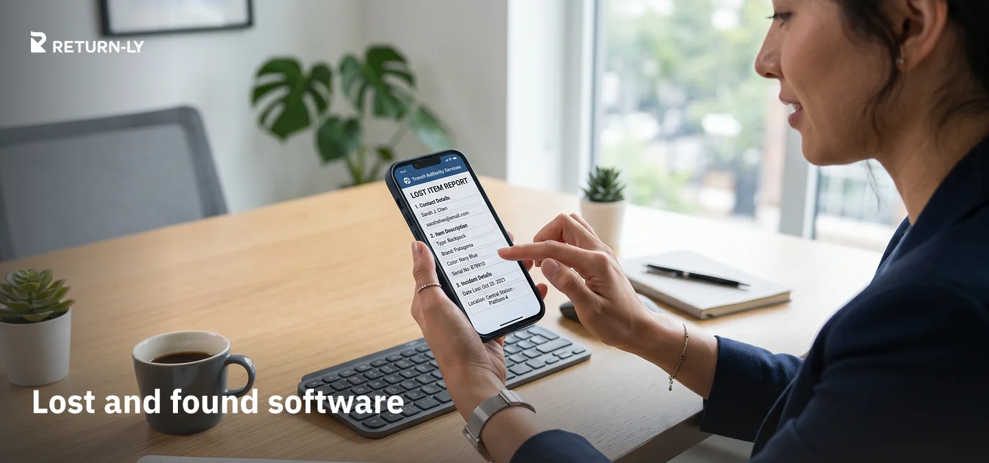 Lost and found software