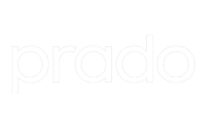 Logo Prado — technologie invisible, éclairage et ventilation, partenaire Artenzia Design