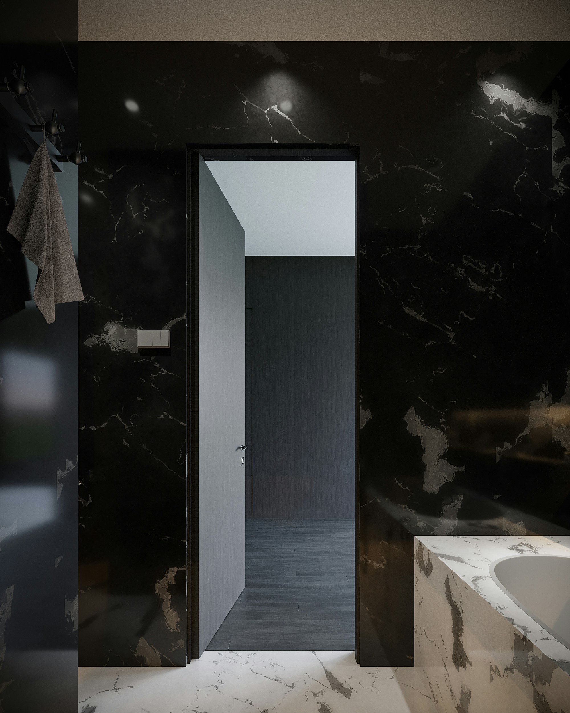 Appartement signature — écrin sombre