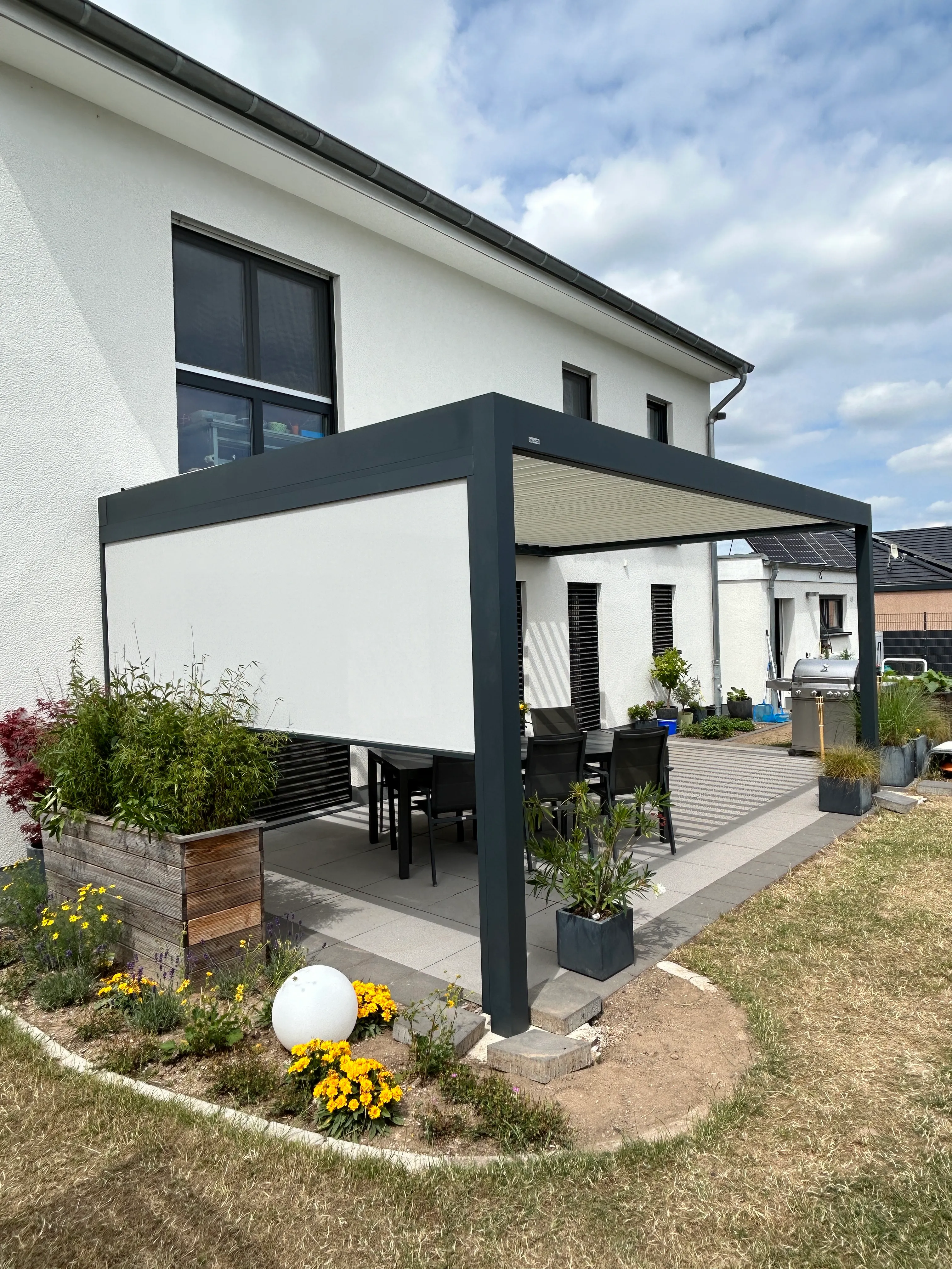 Terrassenüberdachung - Metallbau Eifel