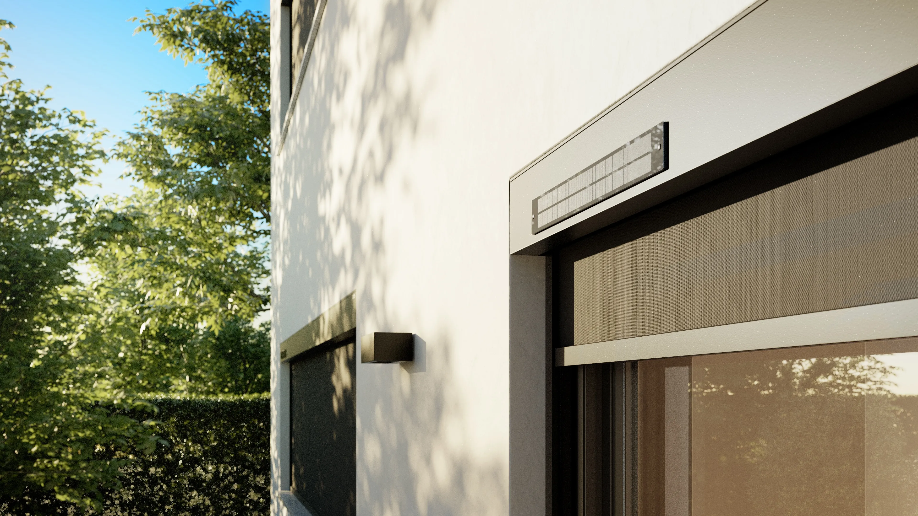 Vorsatzrolladen mit Solarmotor – Metallbau Eifel