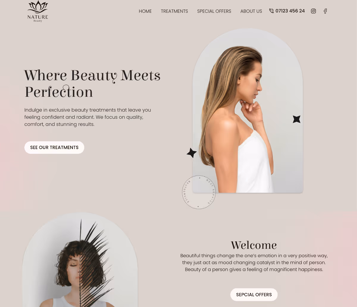 Beauty Salon Website