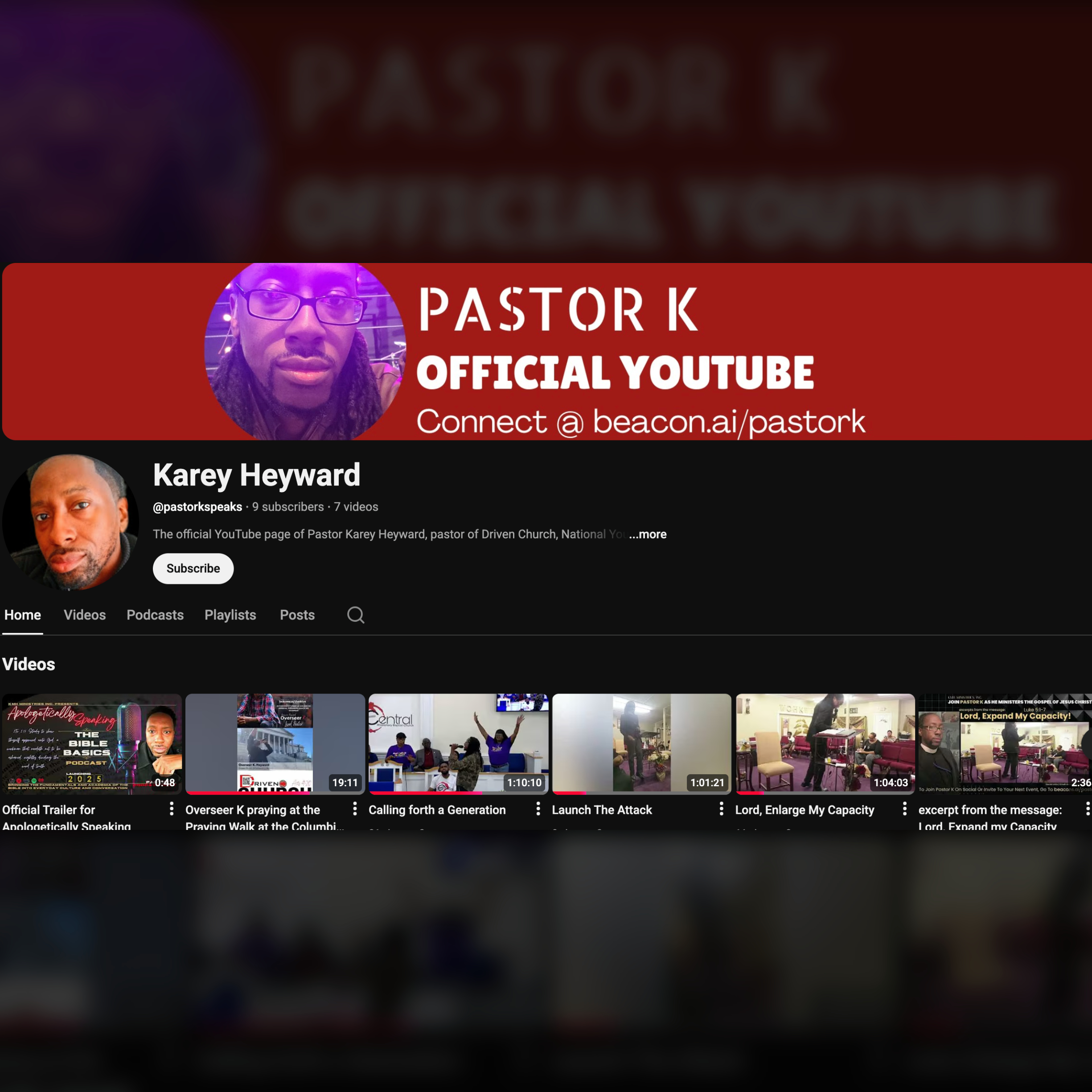 Messages of Pastor K!