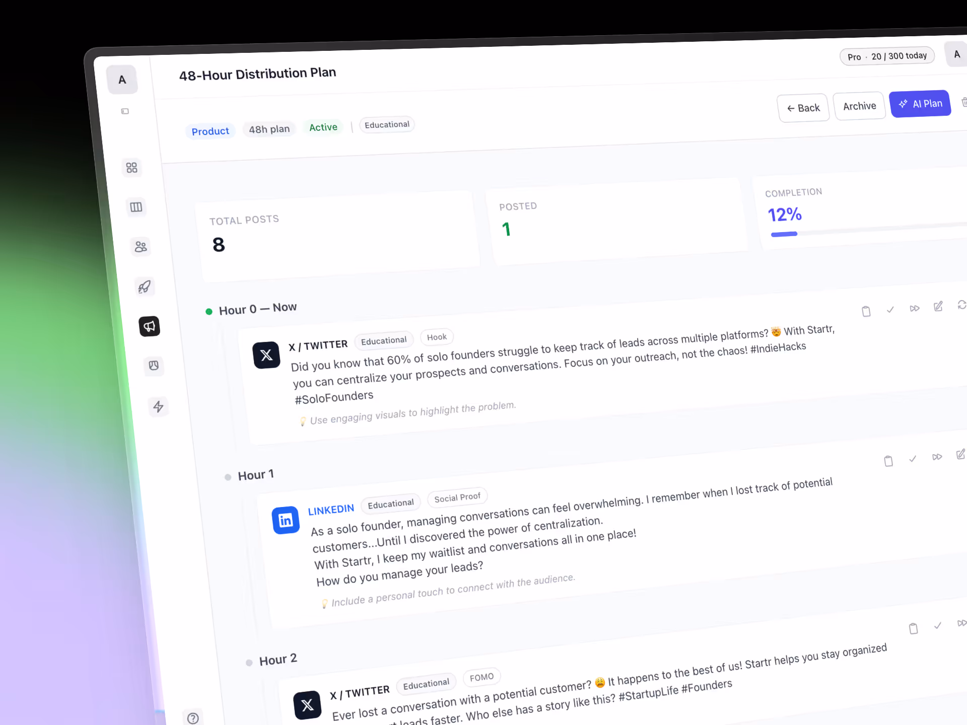 image of an individual using productivity software