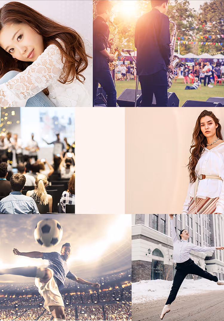 タレント・モデルのキャスティングイメージ