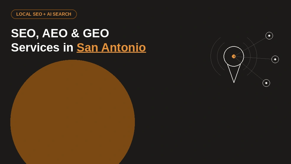 SEO, AEO and GEO services in San Antonio for AI search visibility on Google and ChatGPT