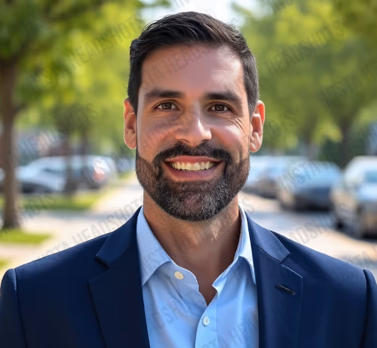 [headshot] image of a customer (for a financial advisor)