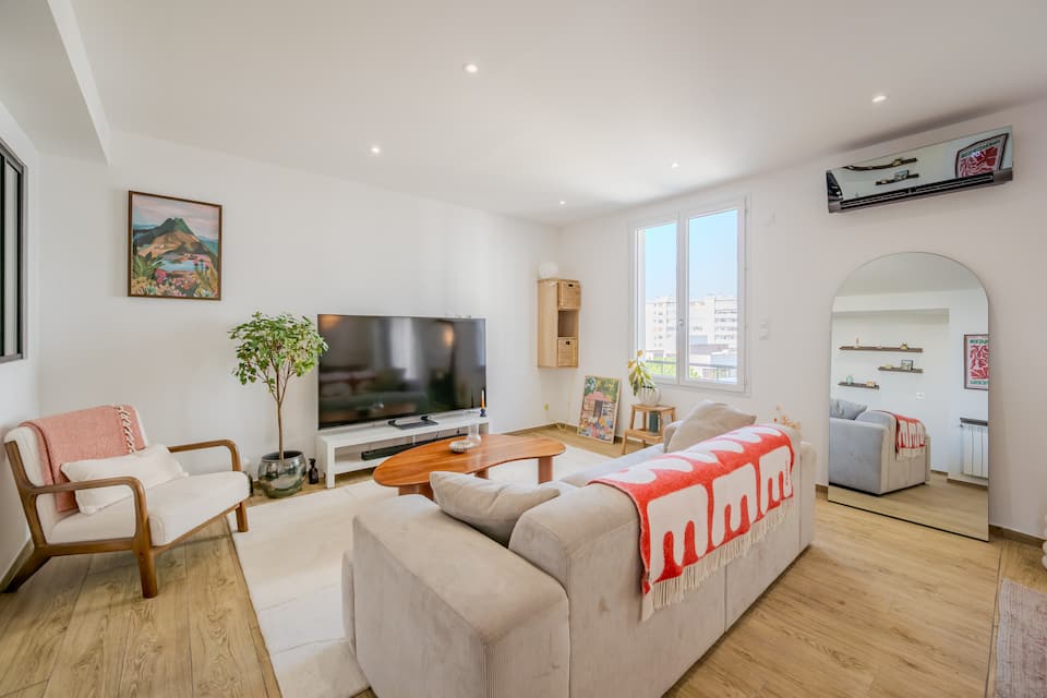 T3 cosy et lumineux Toulon, proche Sainte-Anne
