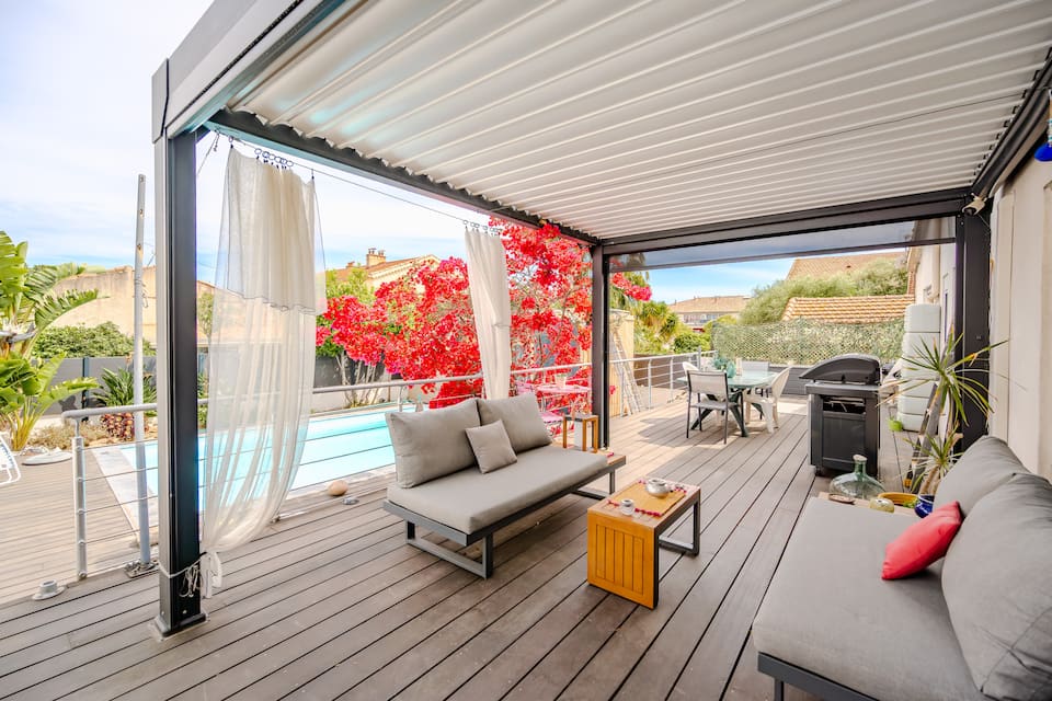 Rez de Villa à Toulon - Piscine Privative