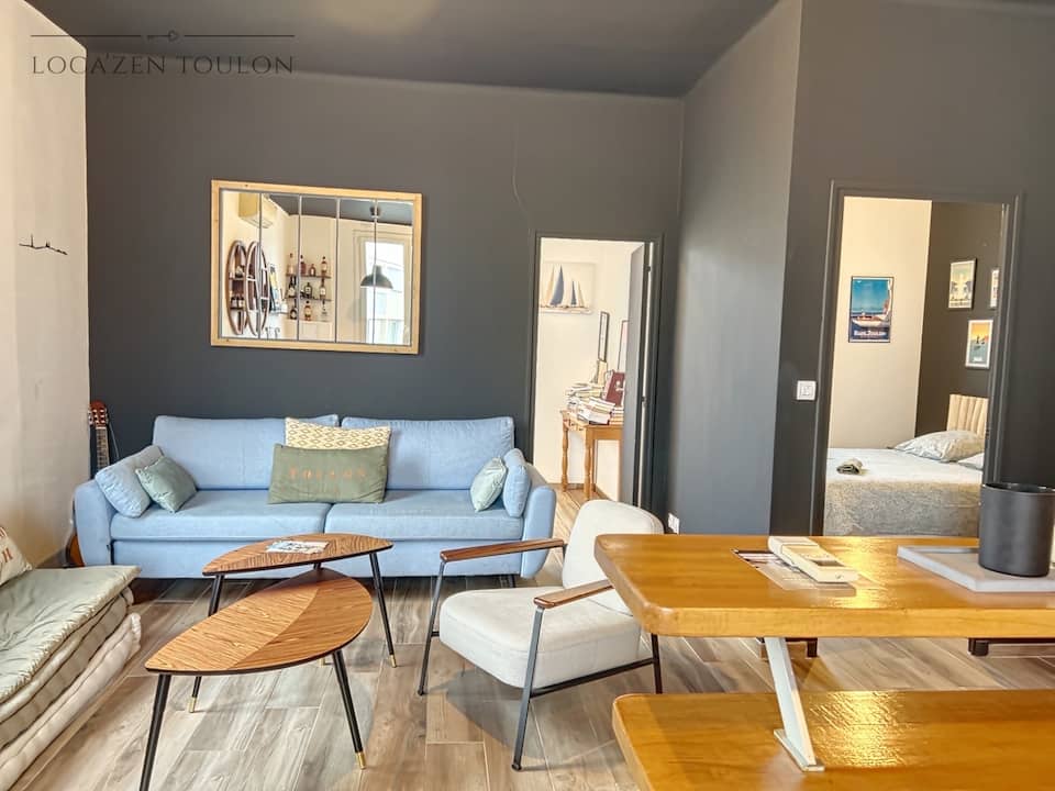 Appartement lumineux, clim, à 5min plage Mourillon