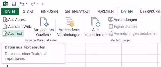 CSV Daten einlesen