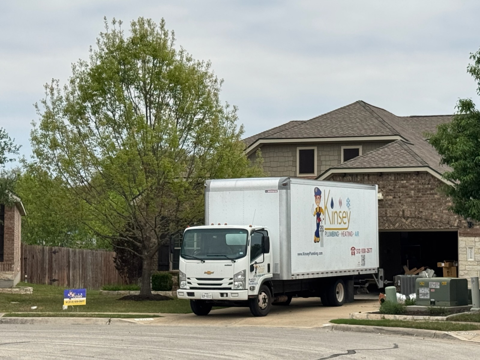 Georgetown TX home hybrid water heater installation — Kinsey Plumbing & Heating