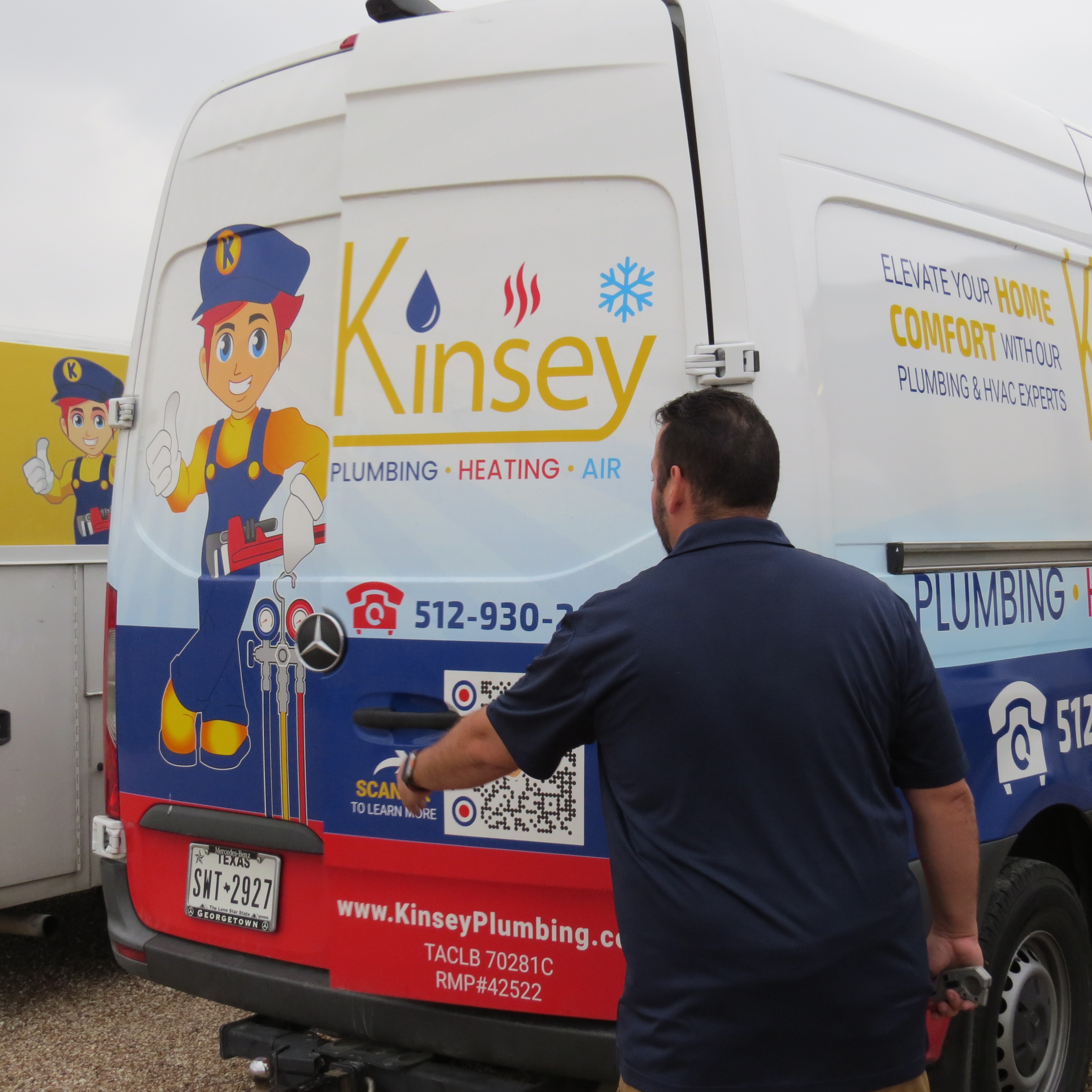 Kinsey Heating & Air providing bath tub installation in Austin, TX