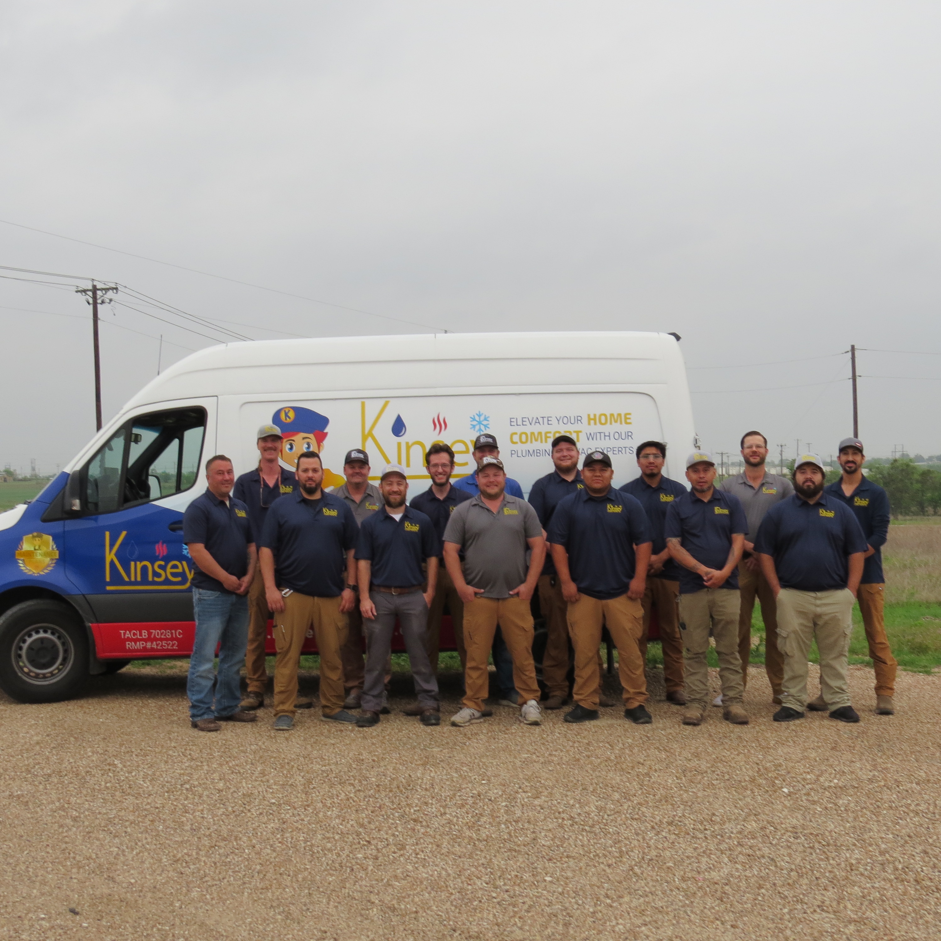 On-site septic conversions work in Leander, TX by Kinsey