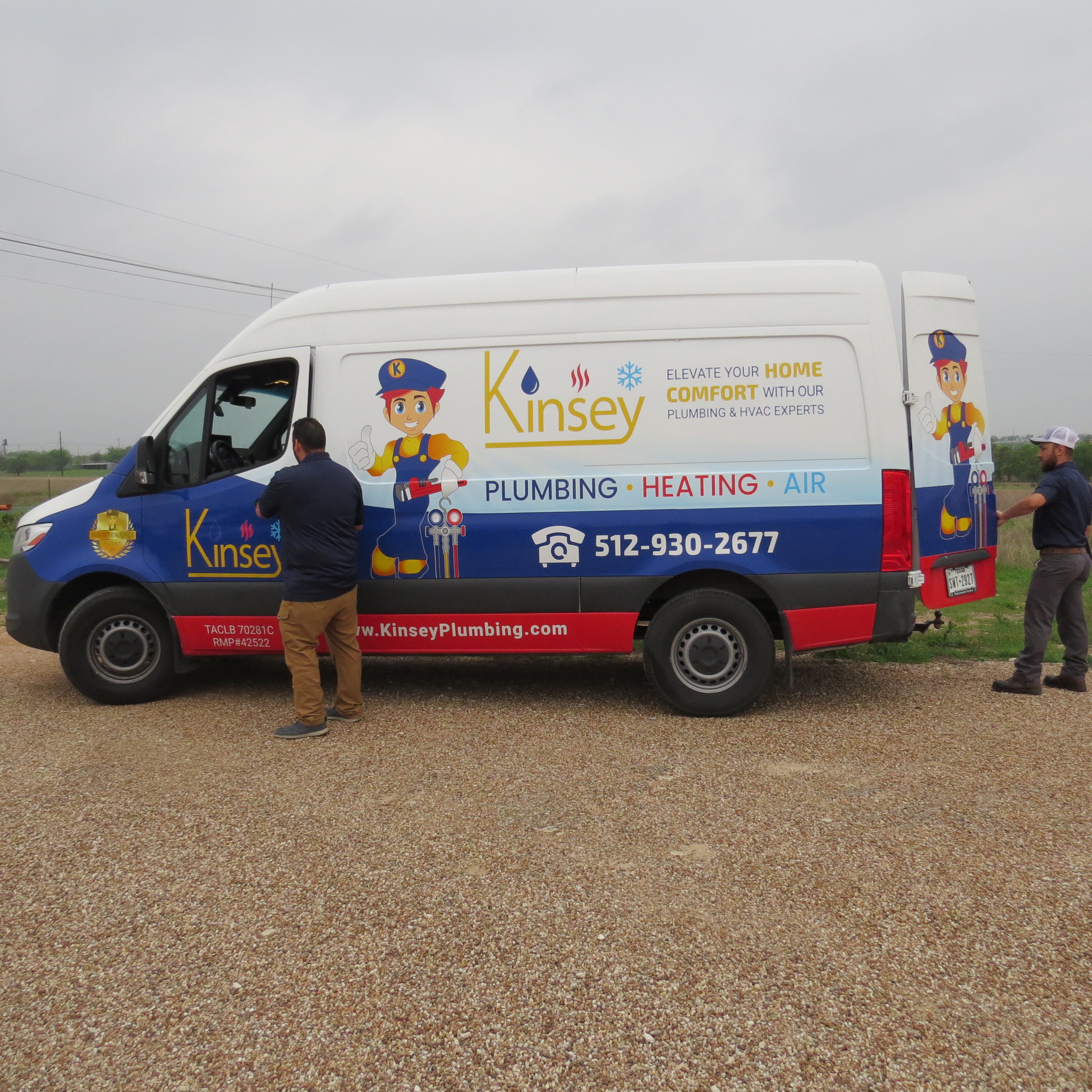 Tankless water heaters in Round Rock, TX by Kinsey Plumbing, Heating & Air