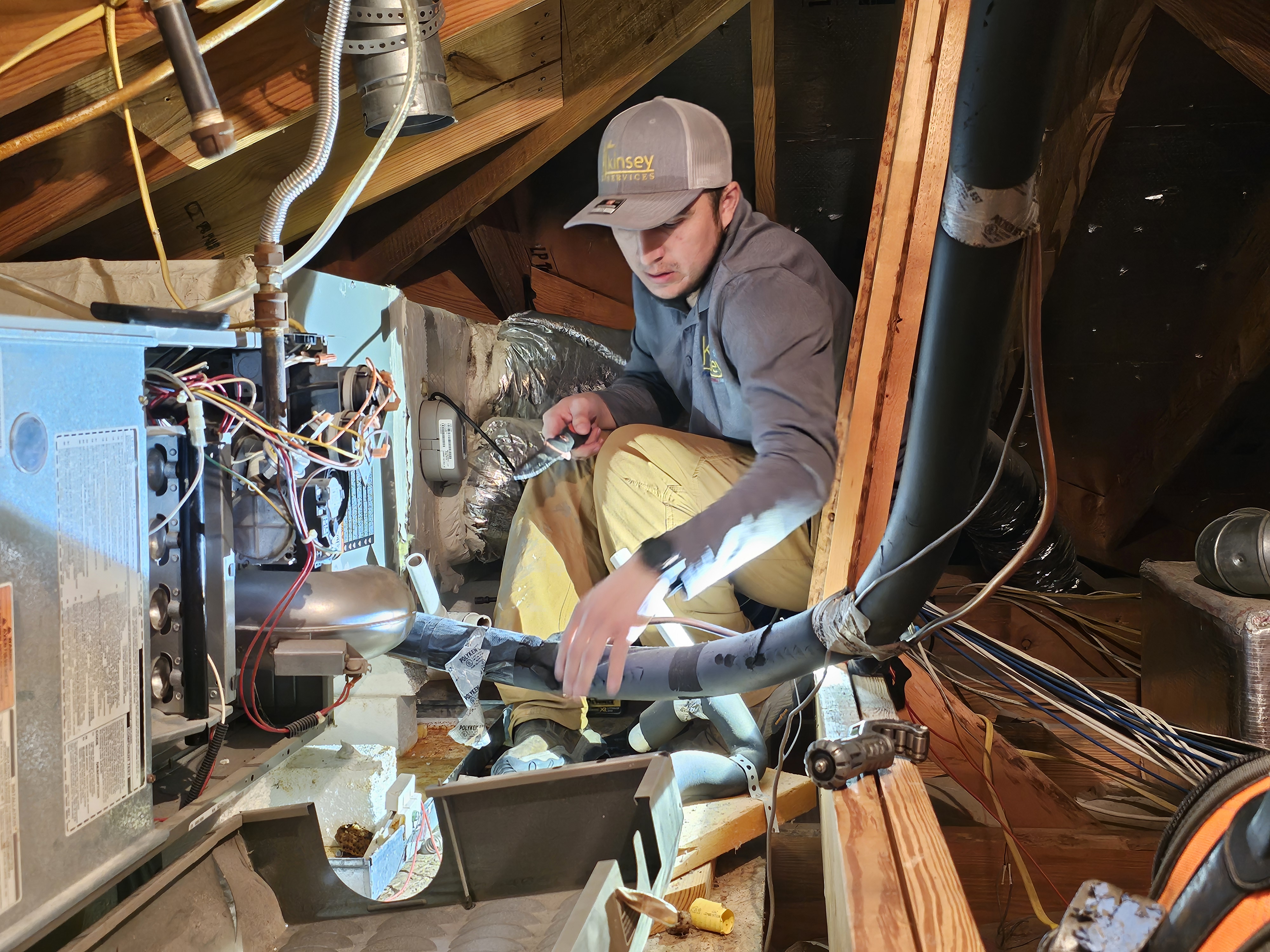 Kinsey Plumbing & Air plumbing repair technician serving Austin, TX