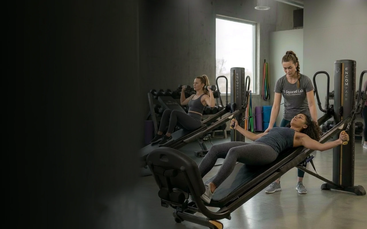 Women’s group training session at TSquared Personal Training in downtown Vancouver