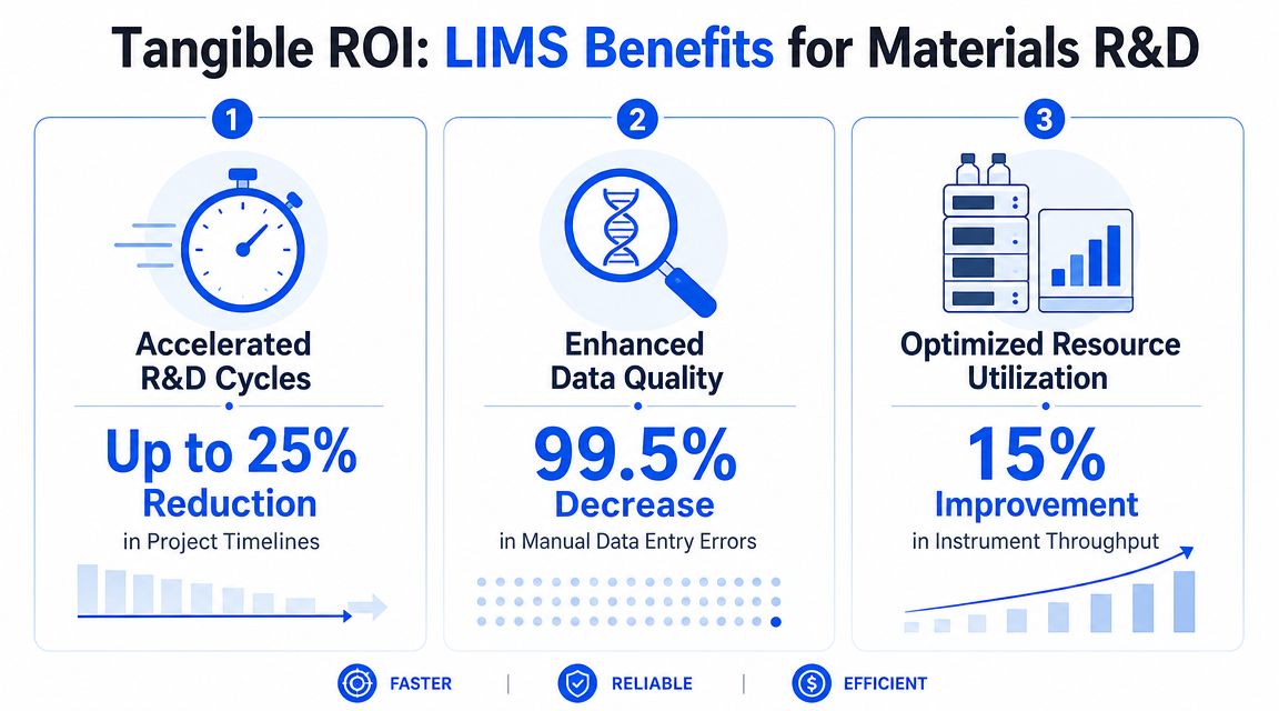 Key Benefits and ROI for Materials R&D Labs