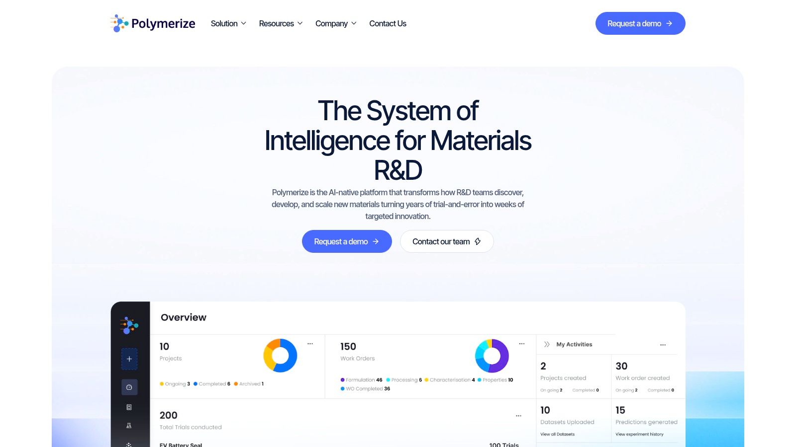 Screenshot from https://polymerize.io