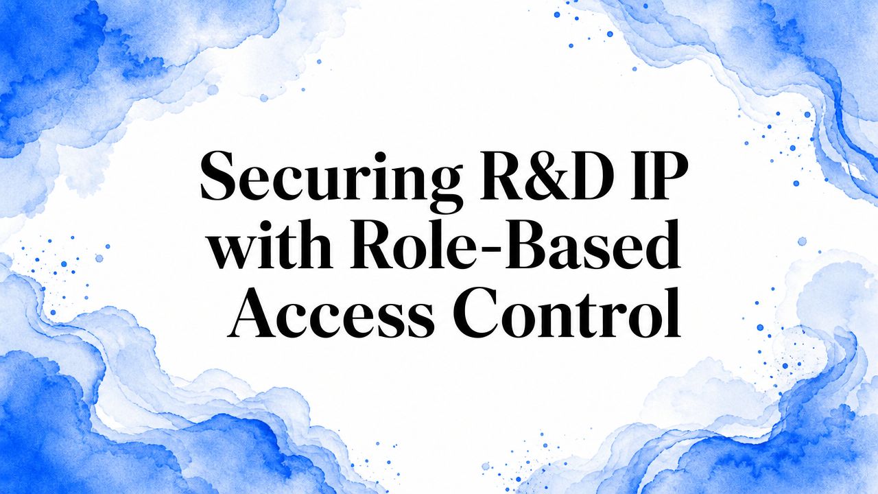 Securing R&D IP with Role-Based Access Control