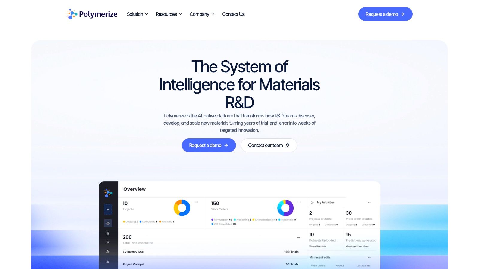 Screenshot from https://polymerize.io