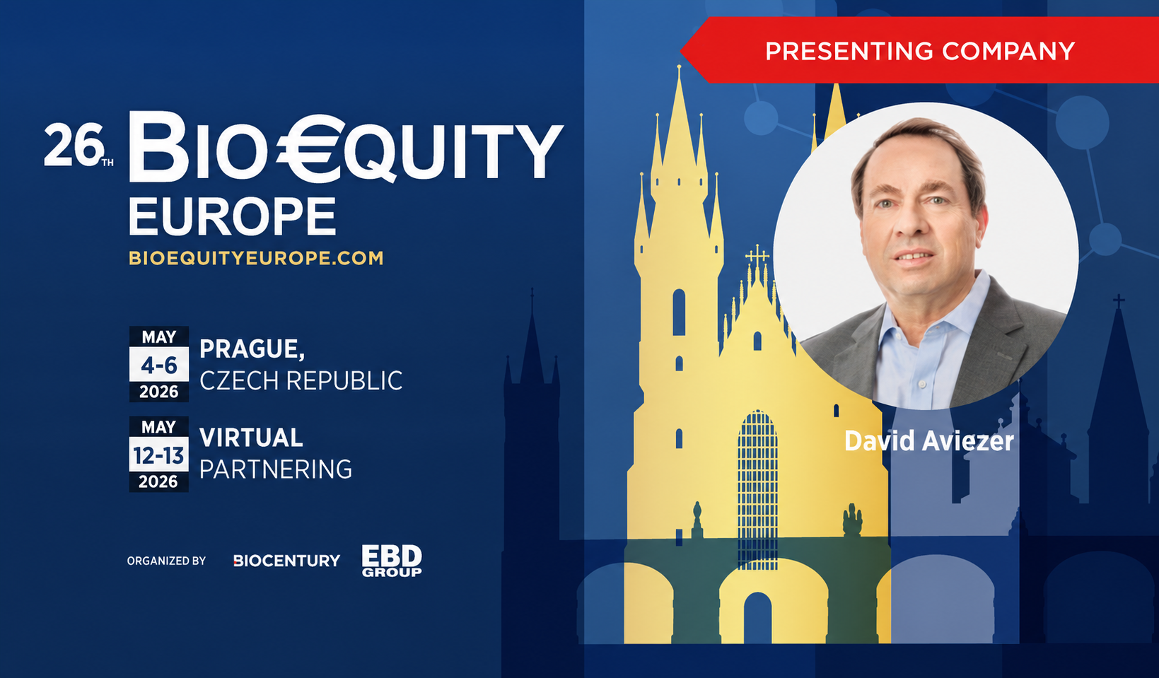 Orvida's CEO, Prof. David Aviezer to present at Bio€quity Europe