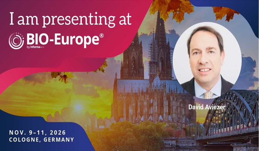 Orvida's CEO, Prof. David Aviezer to present at Bio Europe 2026