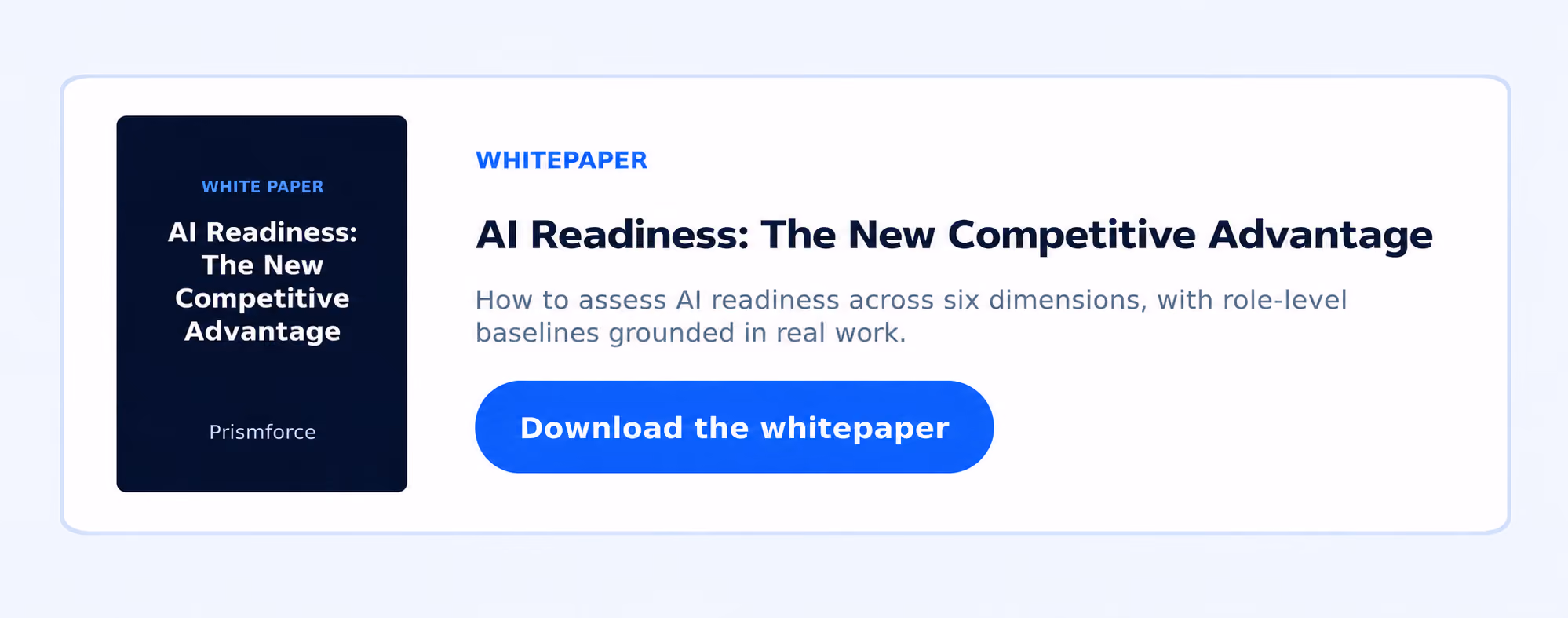 AI Readiness: The new competitive advantage