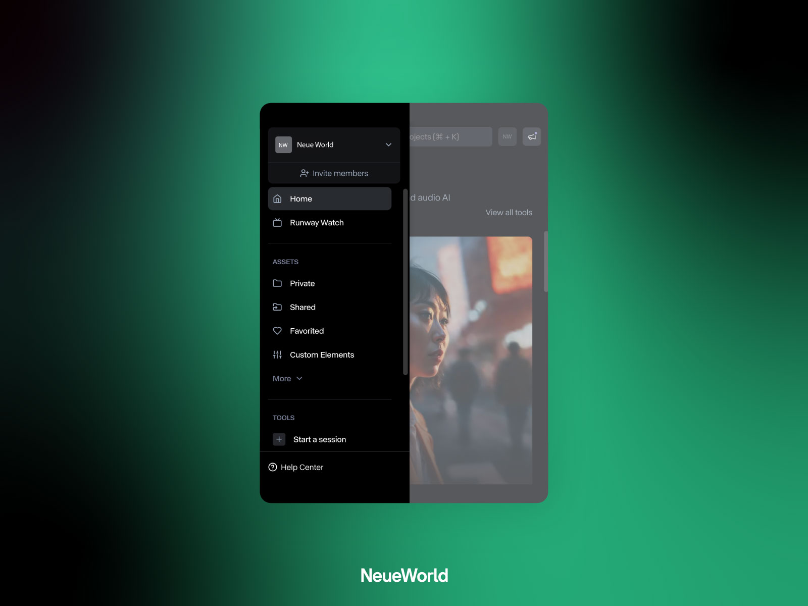 RunwayMl for visual generations and ai images