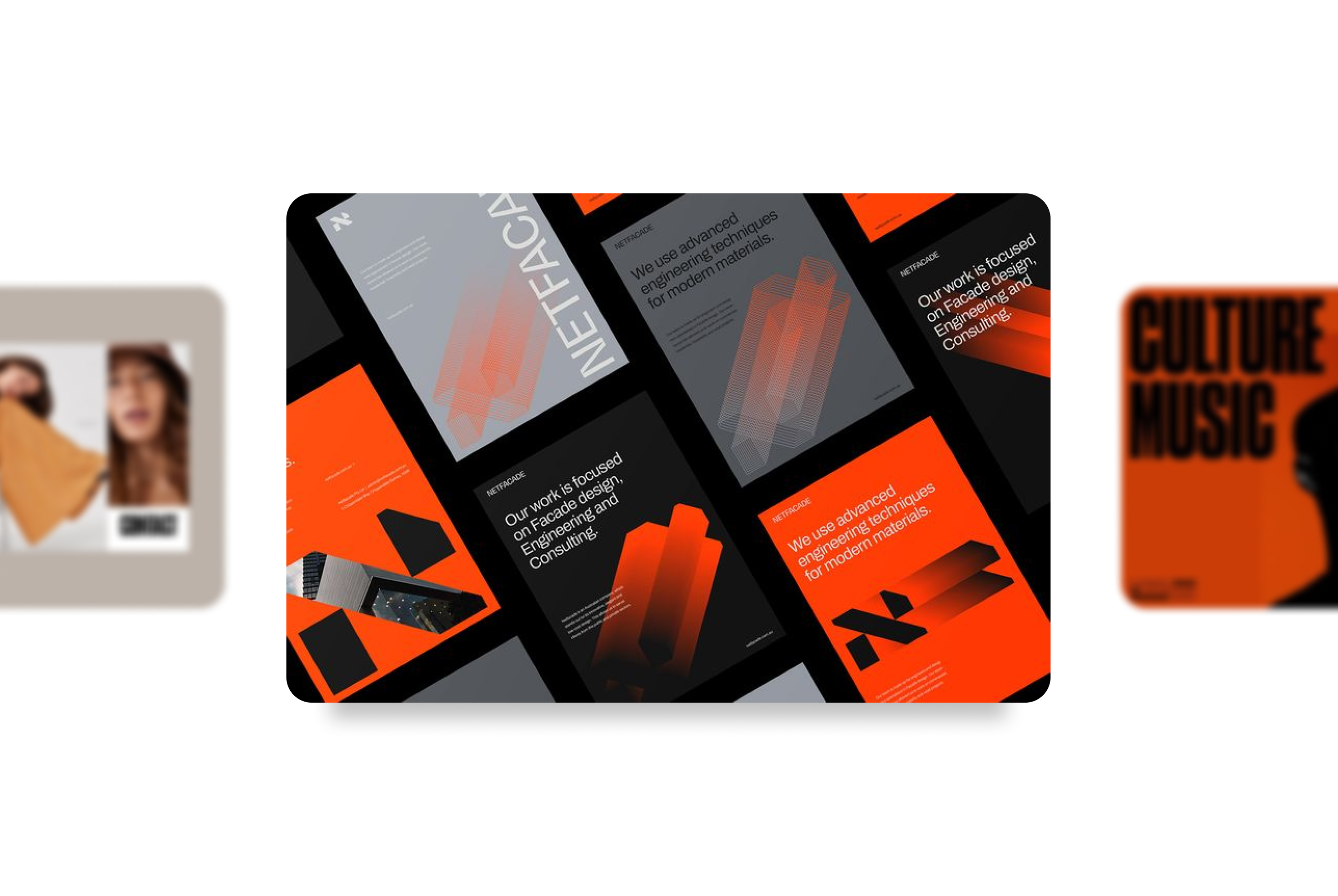black and orange website design best practices