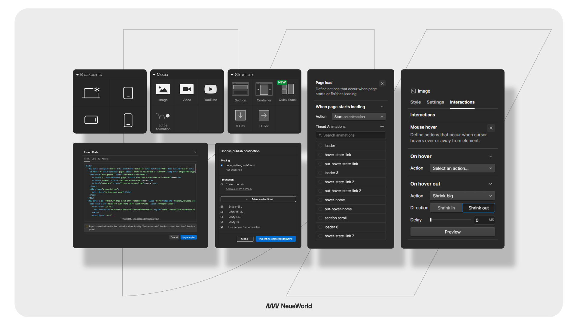 webflow as a web development tool