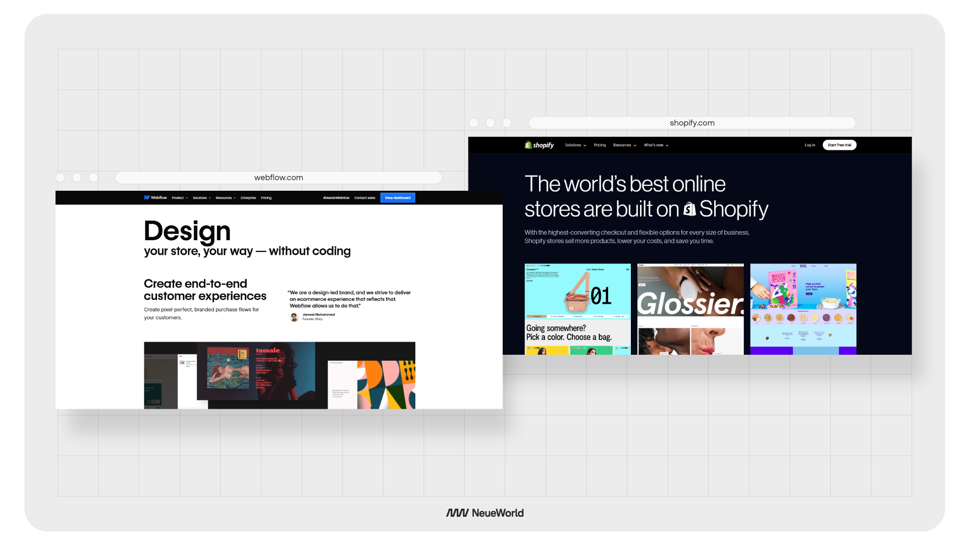 webflow vs shopify for ecommerce
