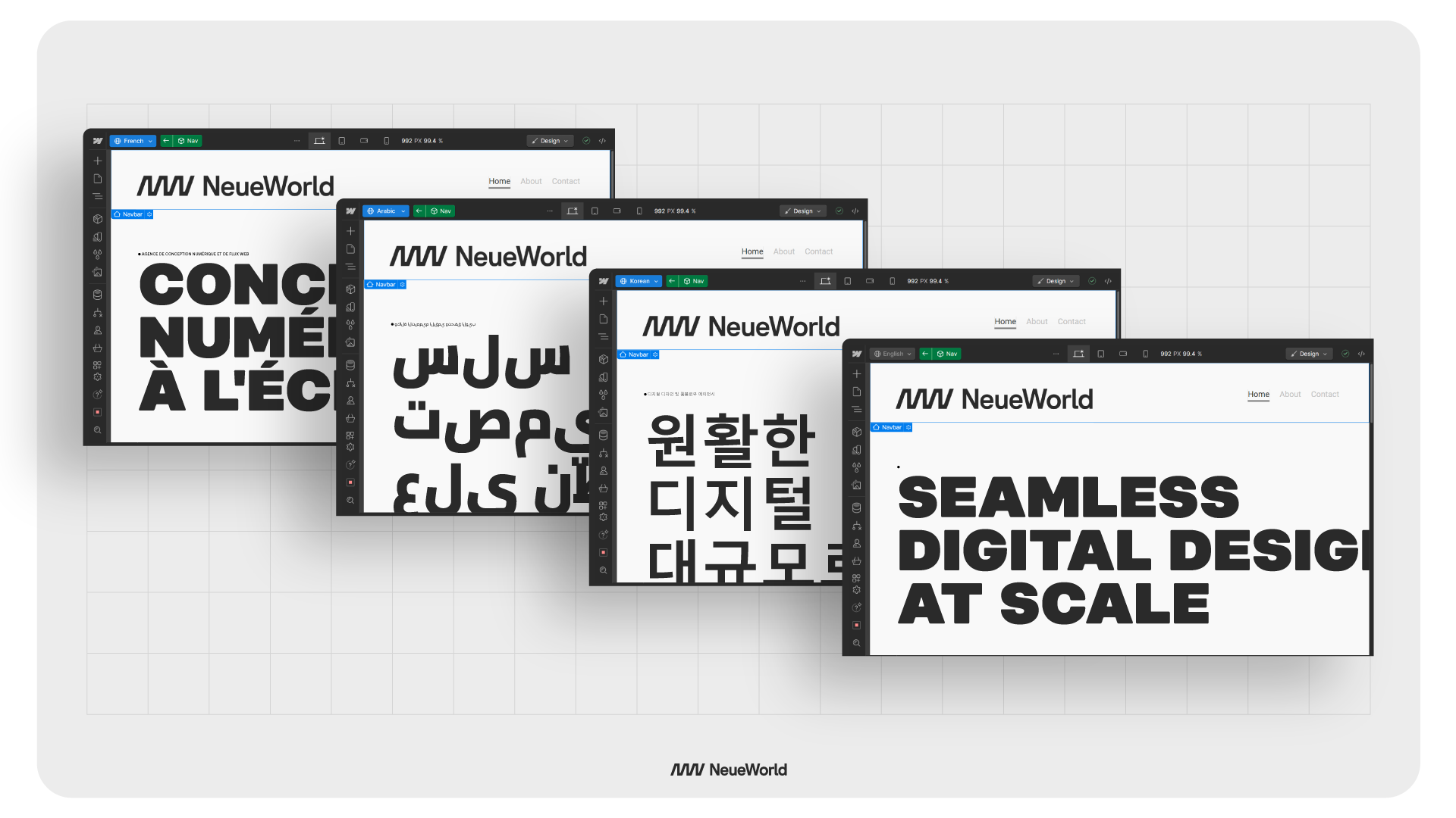 webflow localization features