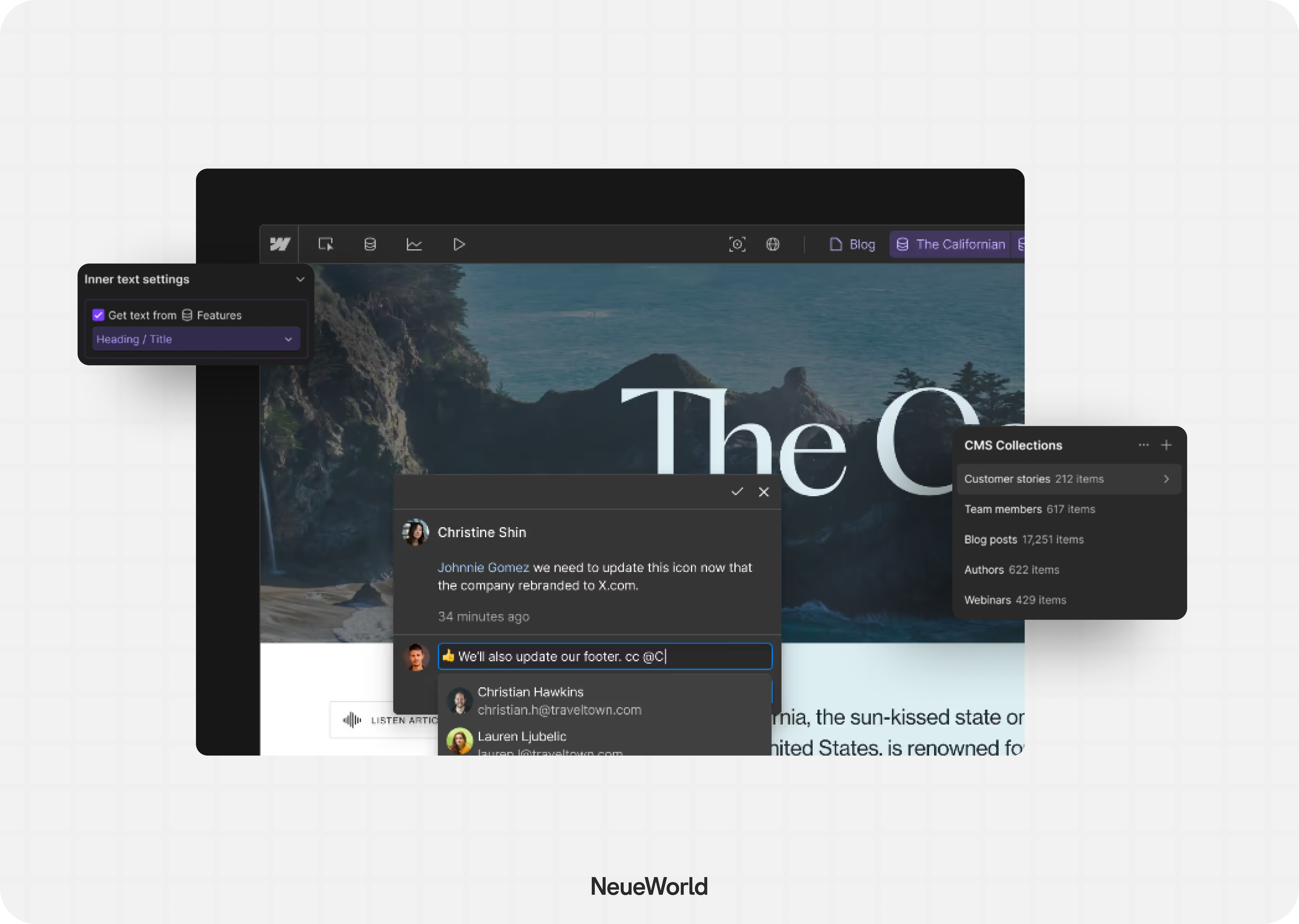 webflow cms