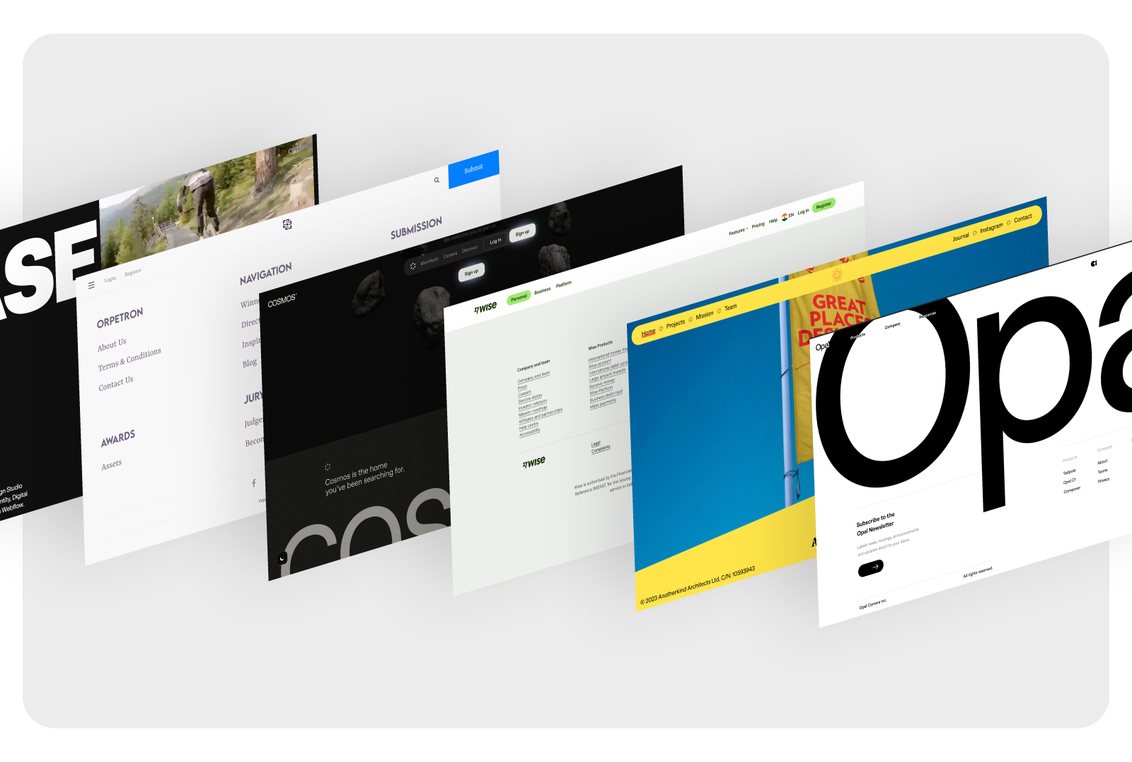 best footer examples