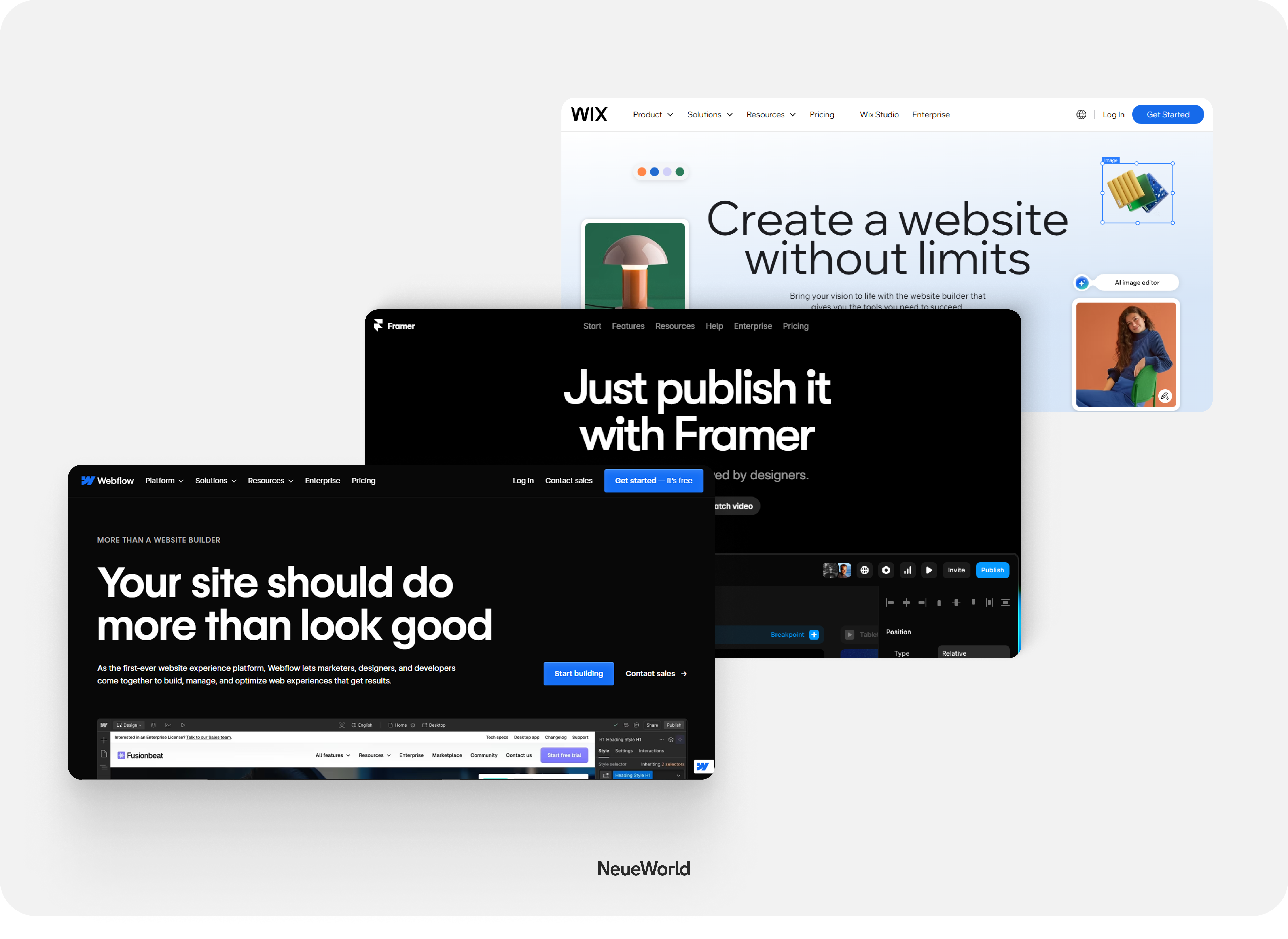 no code tools for web design