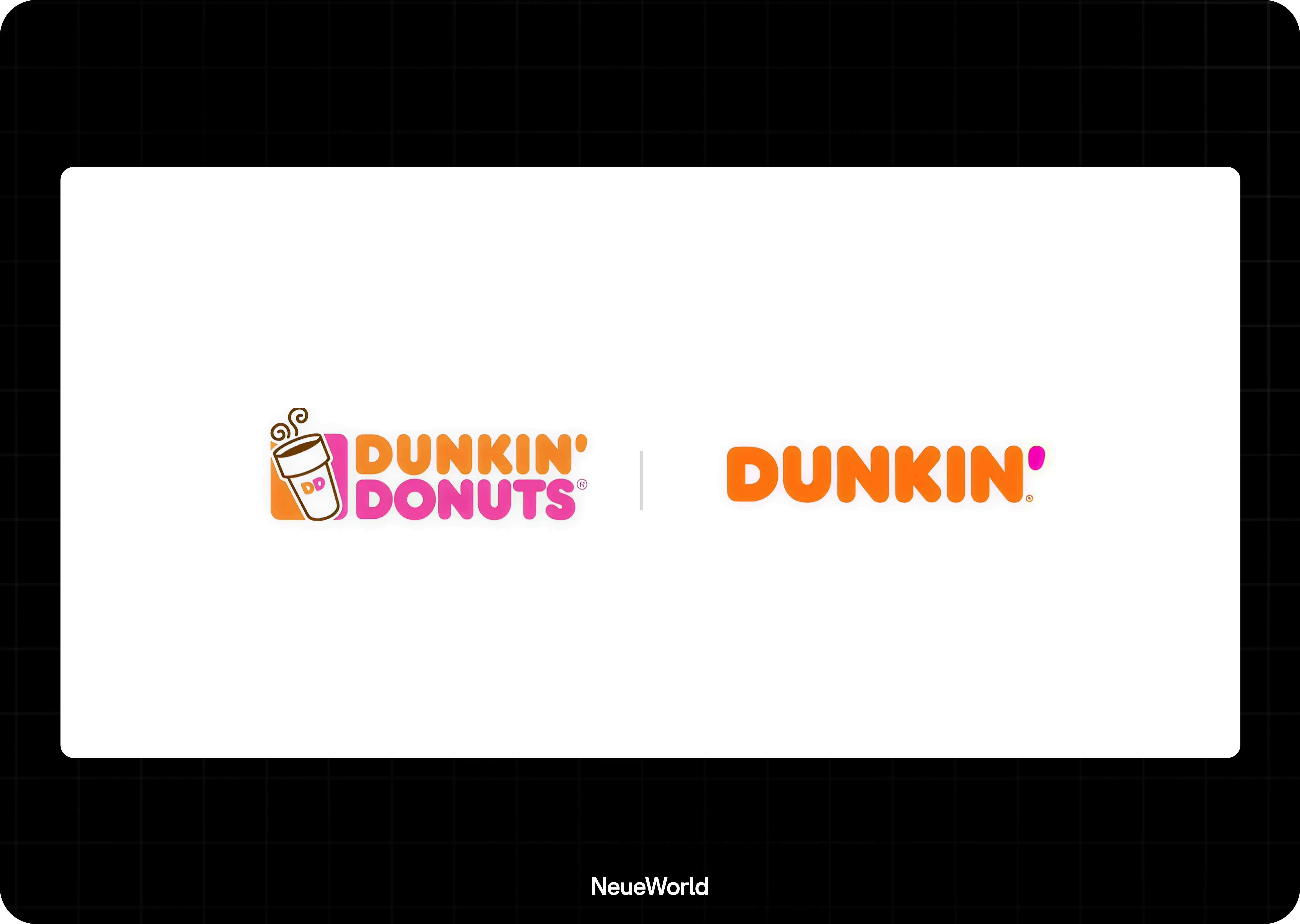 dunkin donuts rebranding