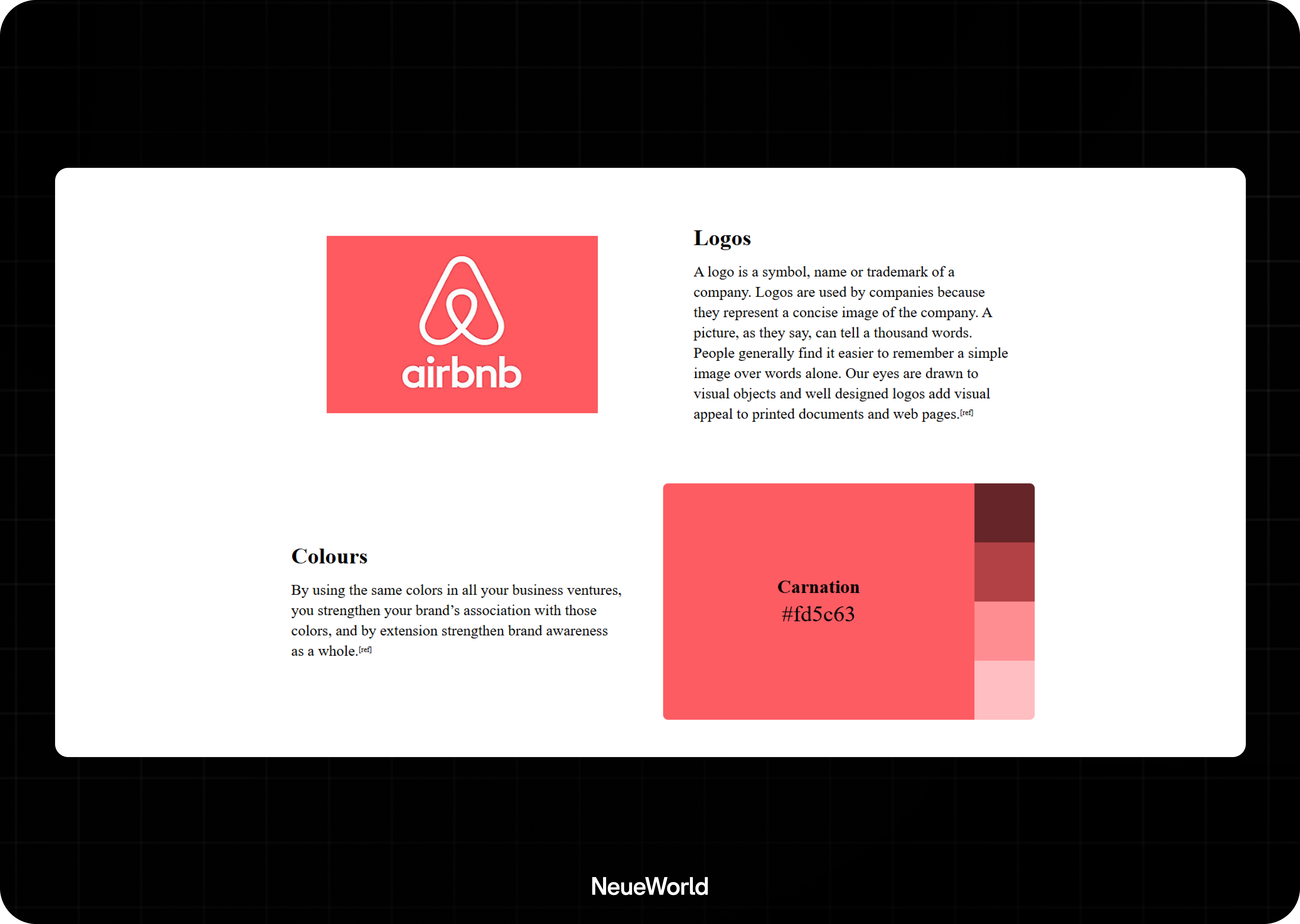 airbnb visual identity