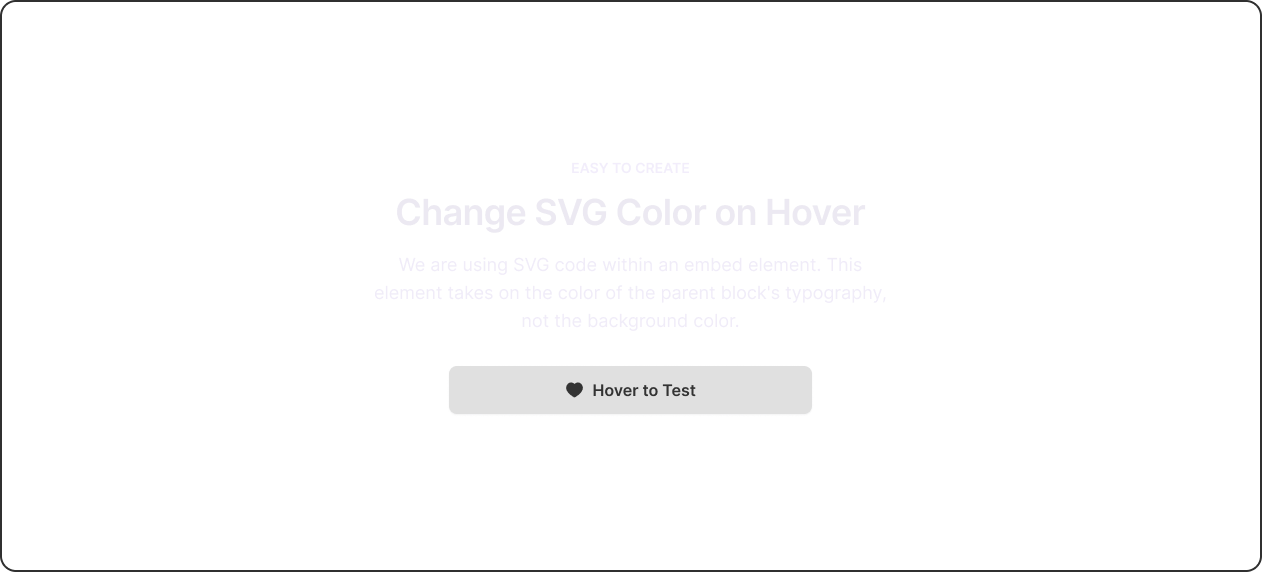 create a simple button on webflow with svg