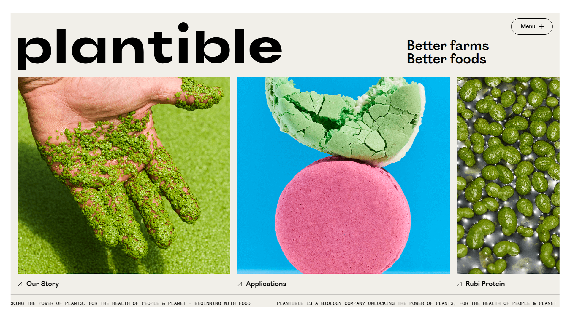 plantible site design