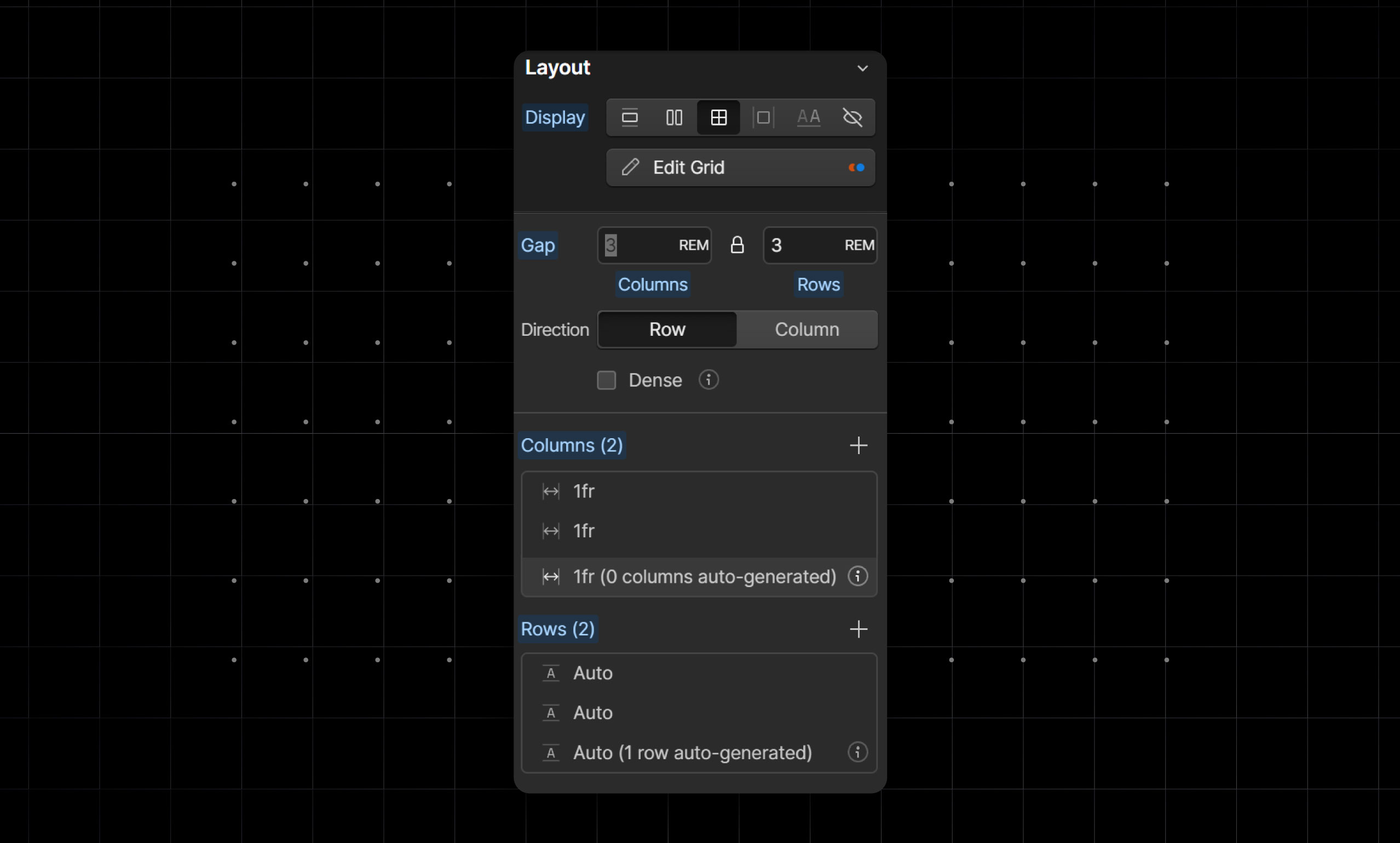 webflow layout