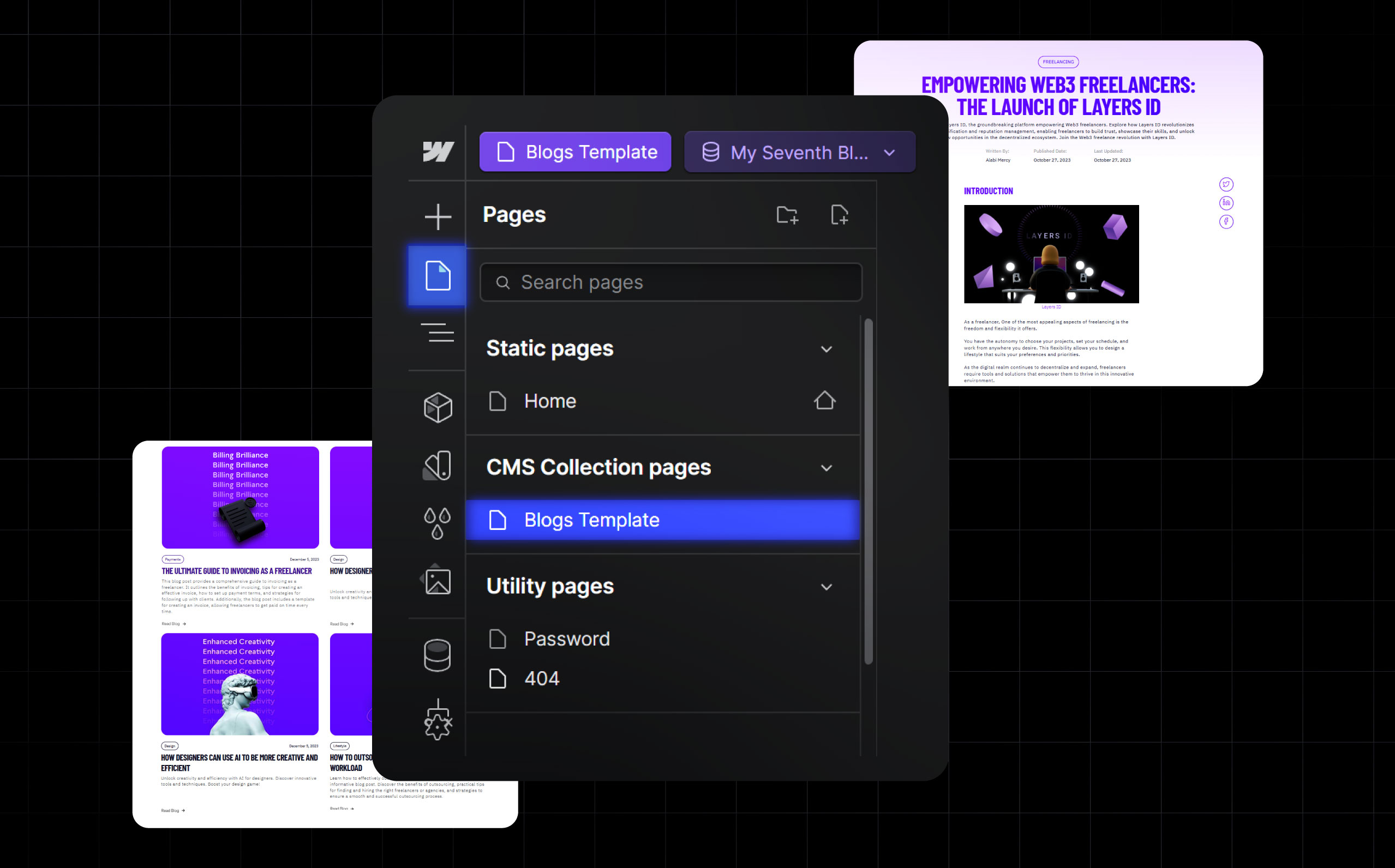 A blog template
