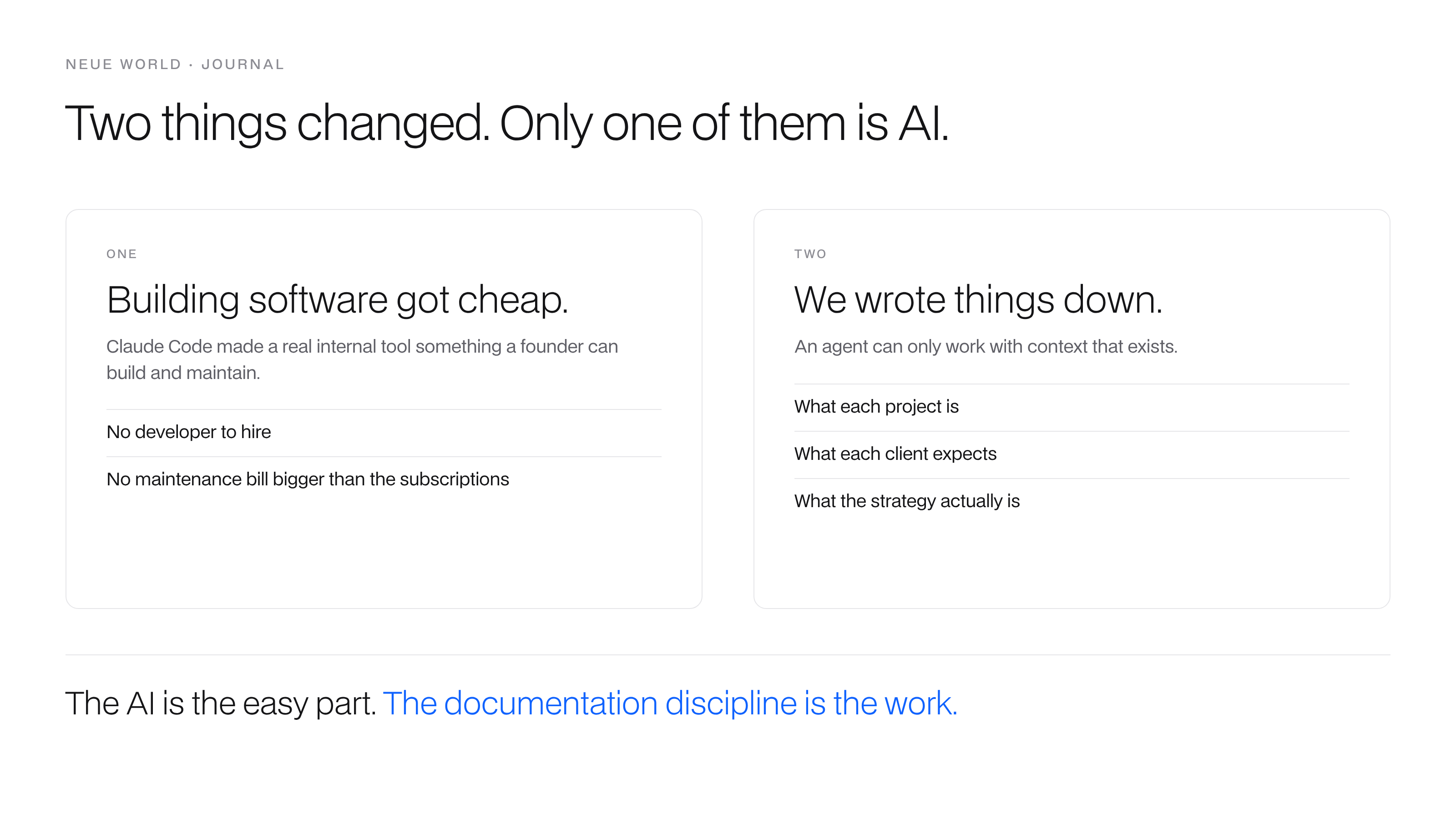 building an AI agent for internal operations